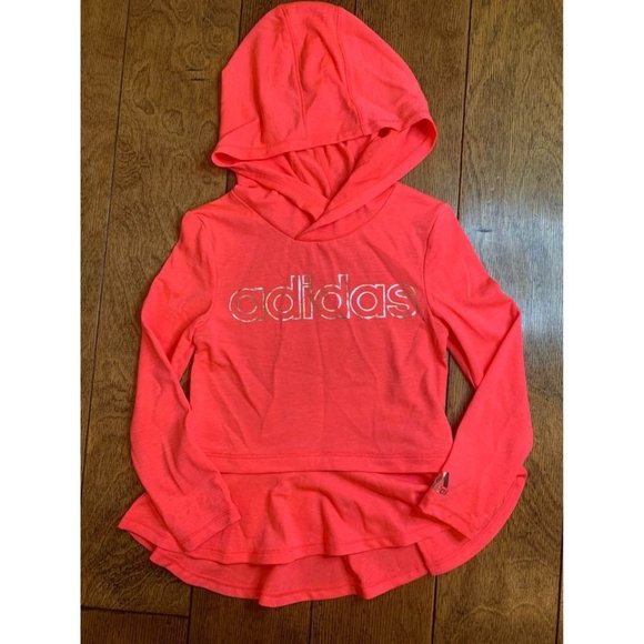 2T adidas hot pink pullover